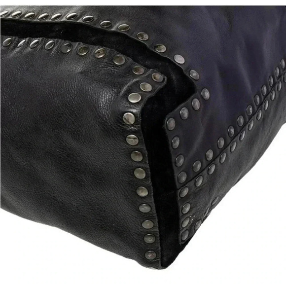 Jimmy Choo Black Studded Shoulder Bag - Picture 7 of 12